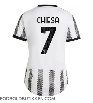 Juventus Federico Chiesa #7 Hjemmebanetrøje Dame 2022-23 Kortærmet